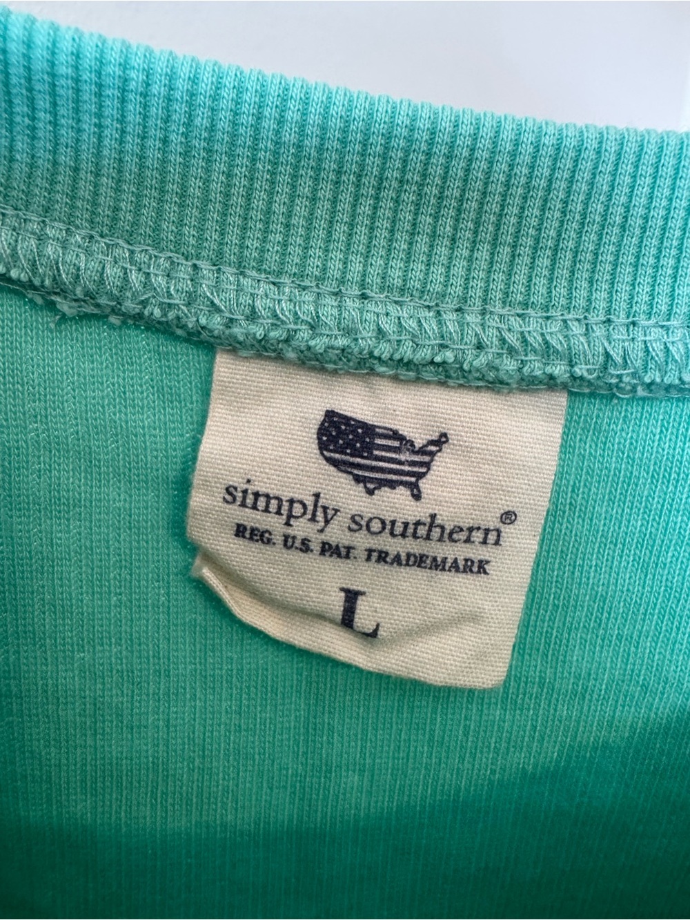 Simply Southern "Lake Vibes" Sweater Long Sleeve Shirt crossed oars size Large - Picture 3 of 8